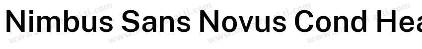 Nimbus Sans Novus Cond Heavy字体转换